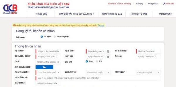 Kiểm Tra Nợ Xấu Bằng CMND