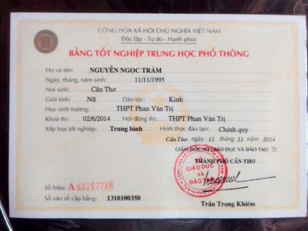 Làm Bằng Cấp 3 Giả Cần Những Gì ?