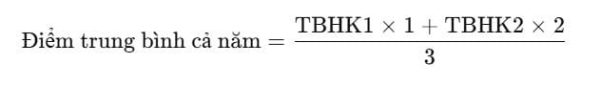 Cách Tính Điểm Trung Bình Môn Học Kỳ 2