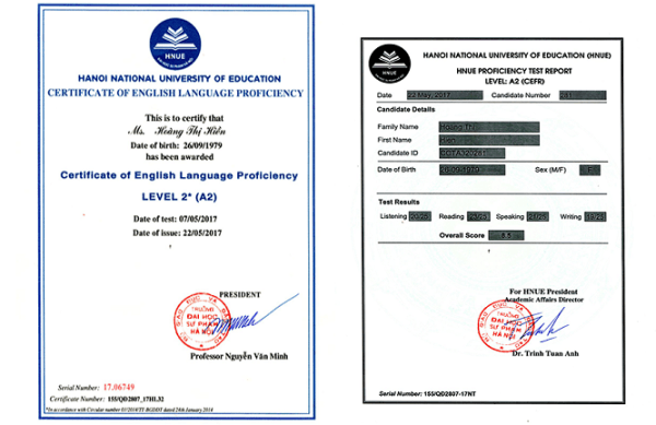 Chứng chỉ tiếng Anh nào cần làm mới khi hết hiệu lực