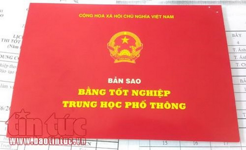 Thủ tục xin cấp bản sao bằng tốt nghiệp THPT