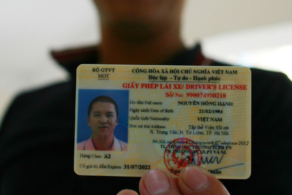 Bằng lái xe A2 là gì?