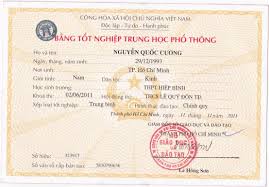 Bảo quản bằng tốt nghiệp THPT