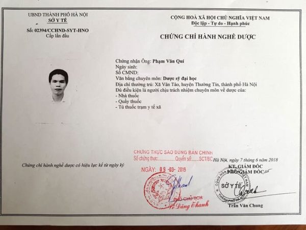 Bao Xin Việc Đảm Bảo Chất Lượng Chứng Chỉ Giống Thật 100%